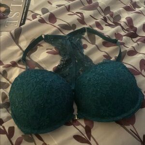 Auden Green Lace Bra with Adjustable Straps
